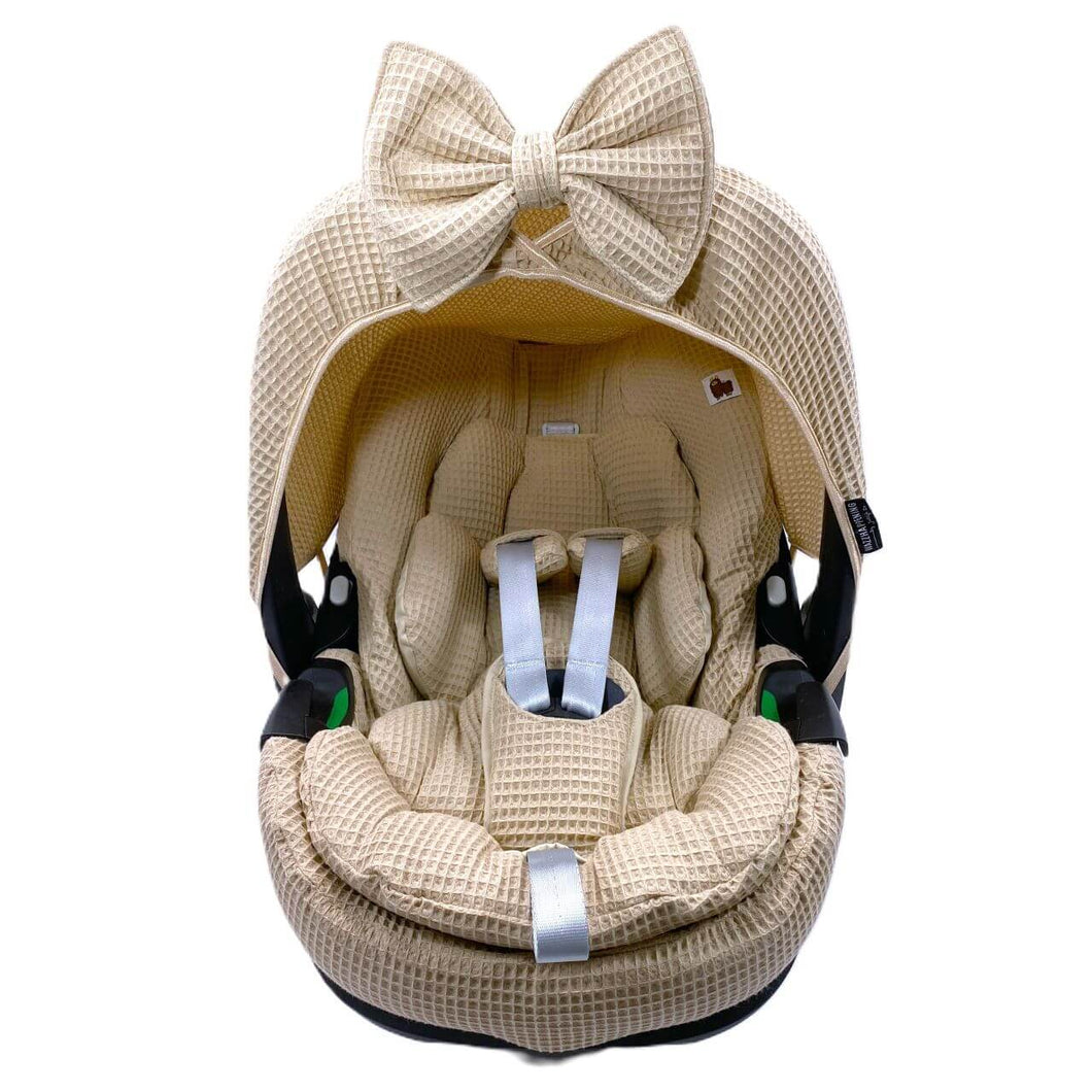 Maxi Cosi hoes Pebble 360 Pro LuLu zand - beige wafel