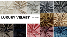 Afbeelding in Gallery-weergave laden, Boxkleed Velvet - middengrijs - rond - grijs - luxury velvet
